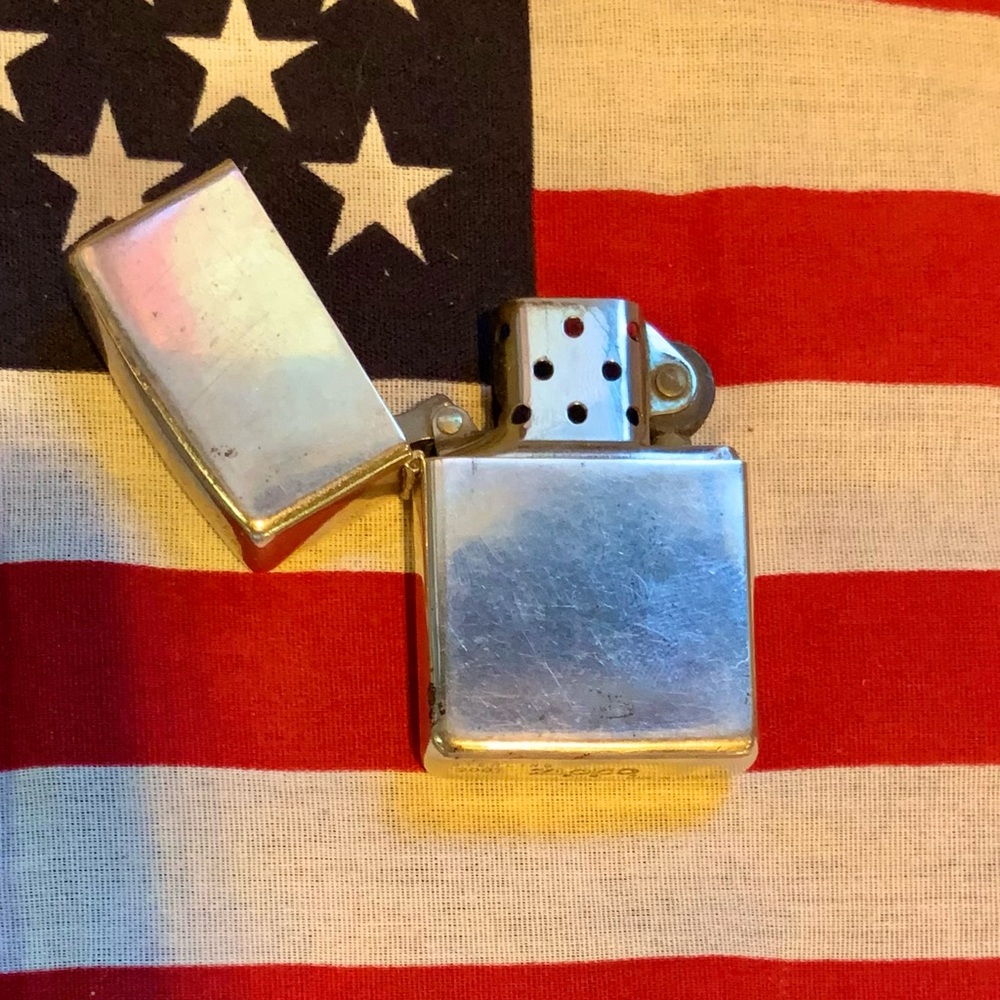 Armor Sterling Silver Zippo 2001 vintage